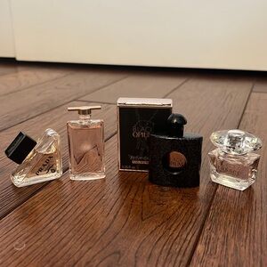 Perfume minis - YSL Prada paradoxe , Lancome idol , Versace bright crystal